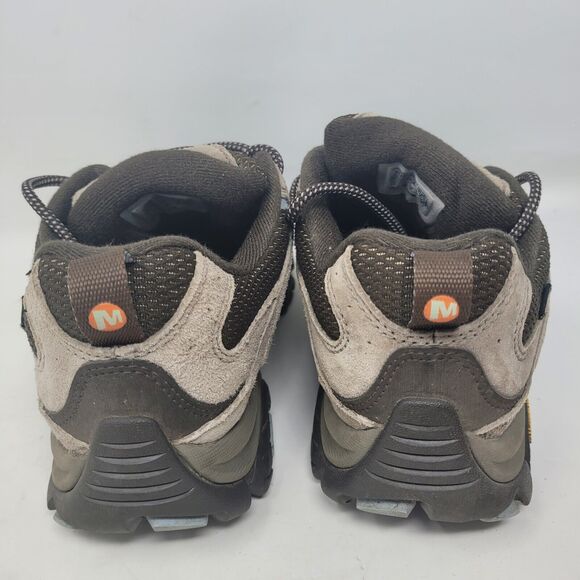 Merrell Moab 3 Waterproof Hiking Shoe Womens Sz 9 W J035856W Brindle Brown Blue - Picture 3 of 8